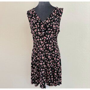 Fortune + Ivy Paulie Knit Dress. Black/Pink/White. Size L.